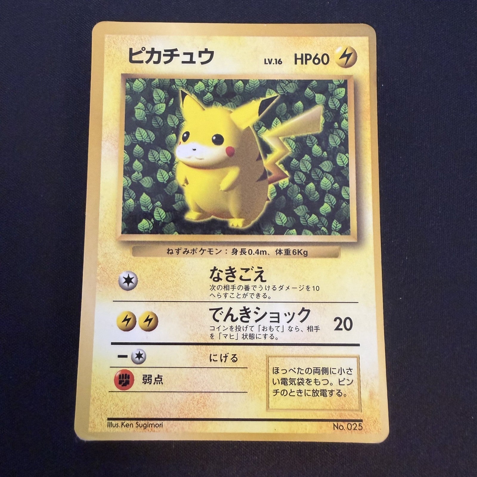 [US Seller] Pokemon Ivy Pikachu No.025 CoroCoro Comic Promo Glossy Japanese Card