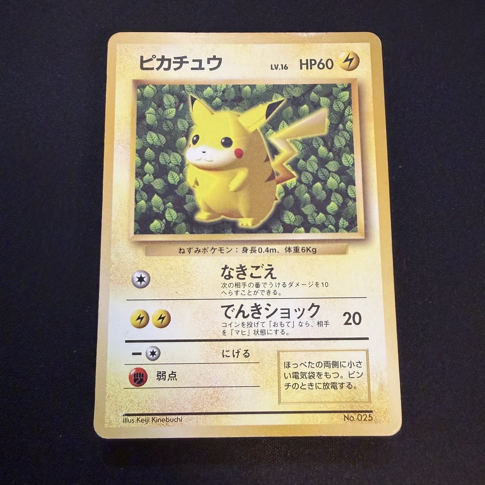 [US Seller] Pokemon Pikachu CoroCoro Comic Promo NON Glossy Japanese Card