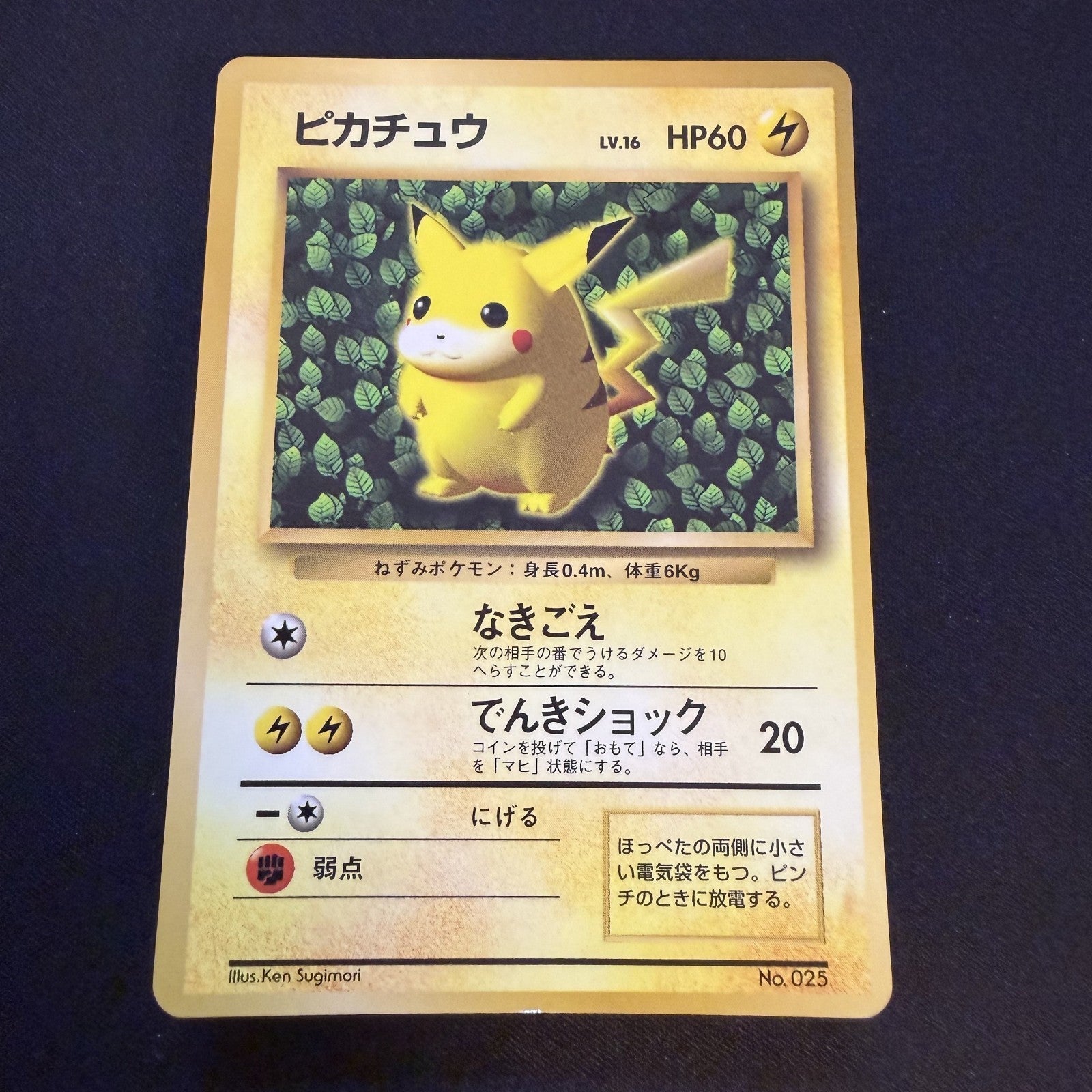 [US Seller] Pokemon Pikachu CoroCoro Comic Promo Glossy Japanese Card