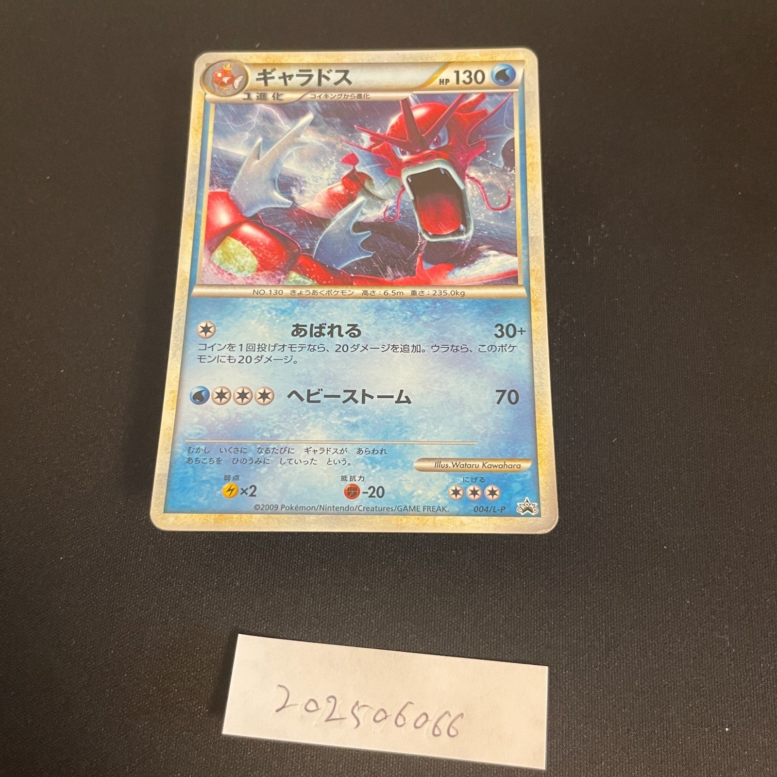 [US SELLER] Pokemon Japanese Gyarados 004/L-P Random Basic Pack  Holo Promo