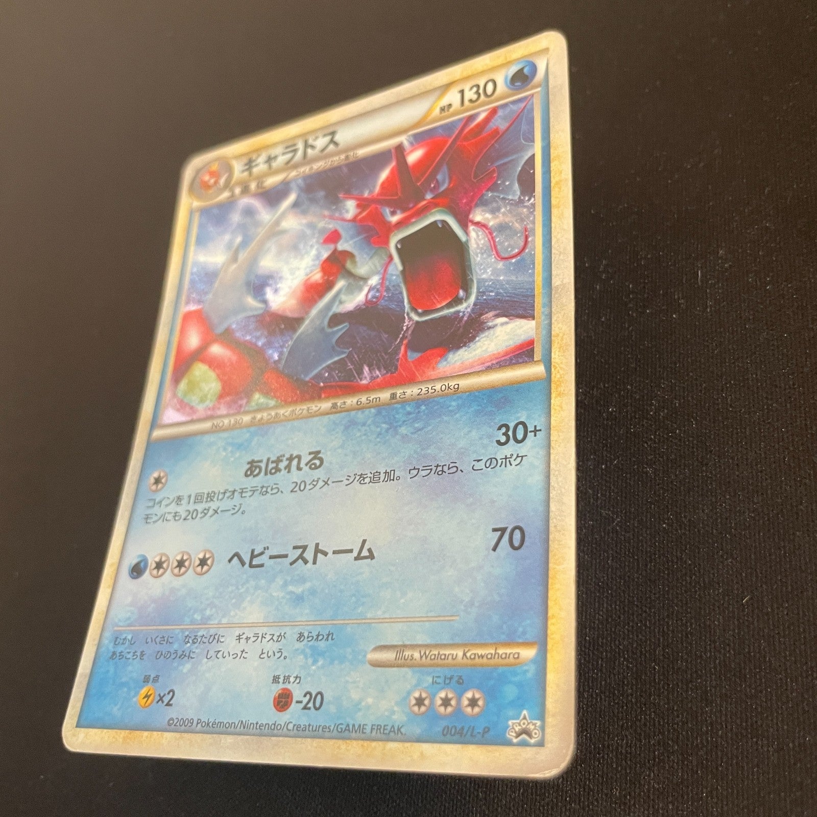 [US SELLER] Pokemon Japanese Gyarados 004/L-P Random Basic Pack  Holo Promo