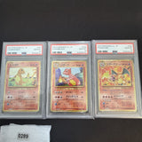 PSA 10 Charmander Charmeleon Charizard Set 003/032 CLL Pokemon Card Classic JP